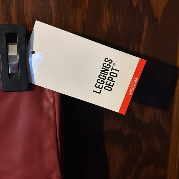 Faux leather leggings by the leggings depot - Picture 2 of 4